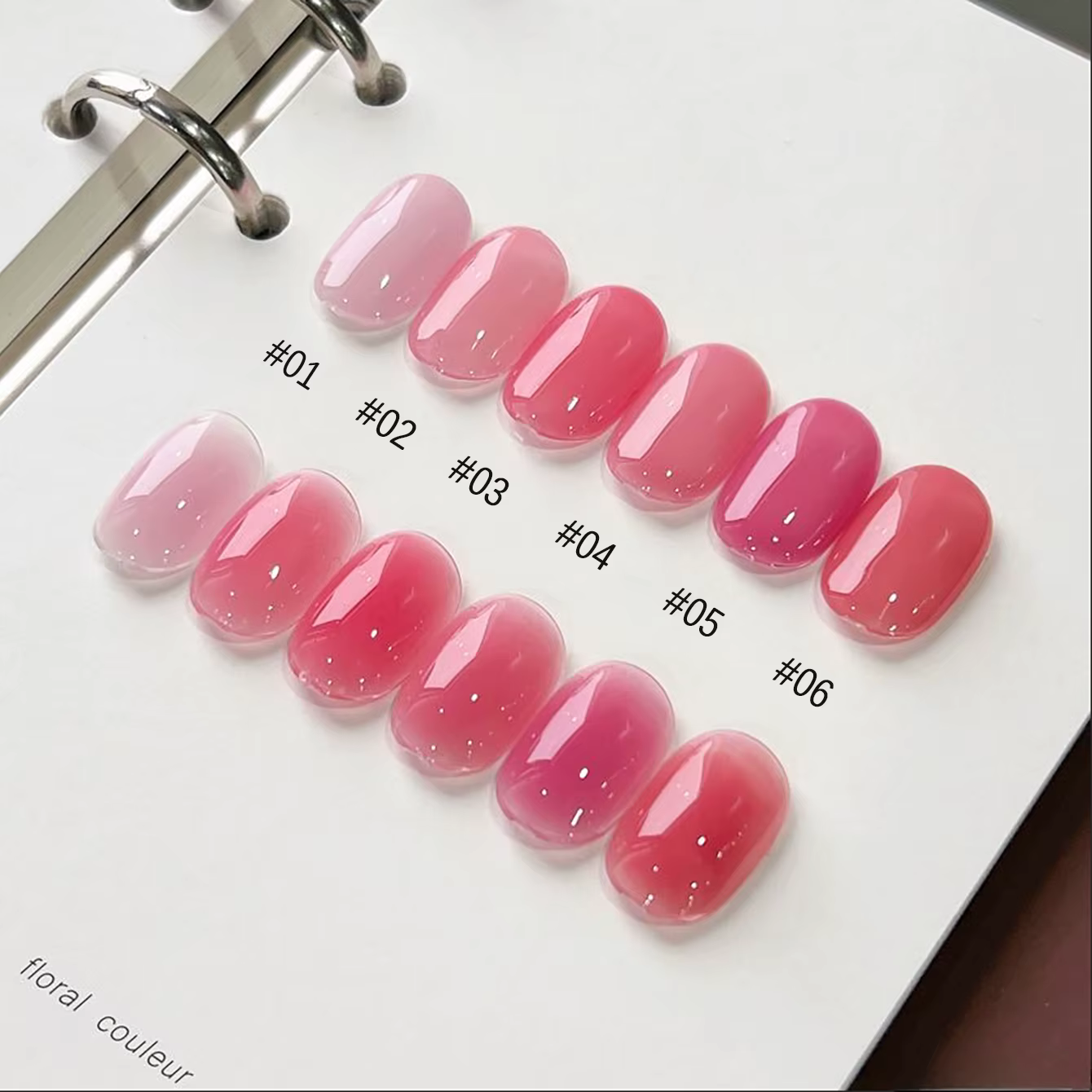 MIANEL 10ML 2026 Nouvelle Série Florale Rose Gel à Ongles Couleur Unie Douce