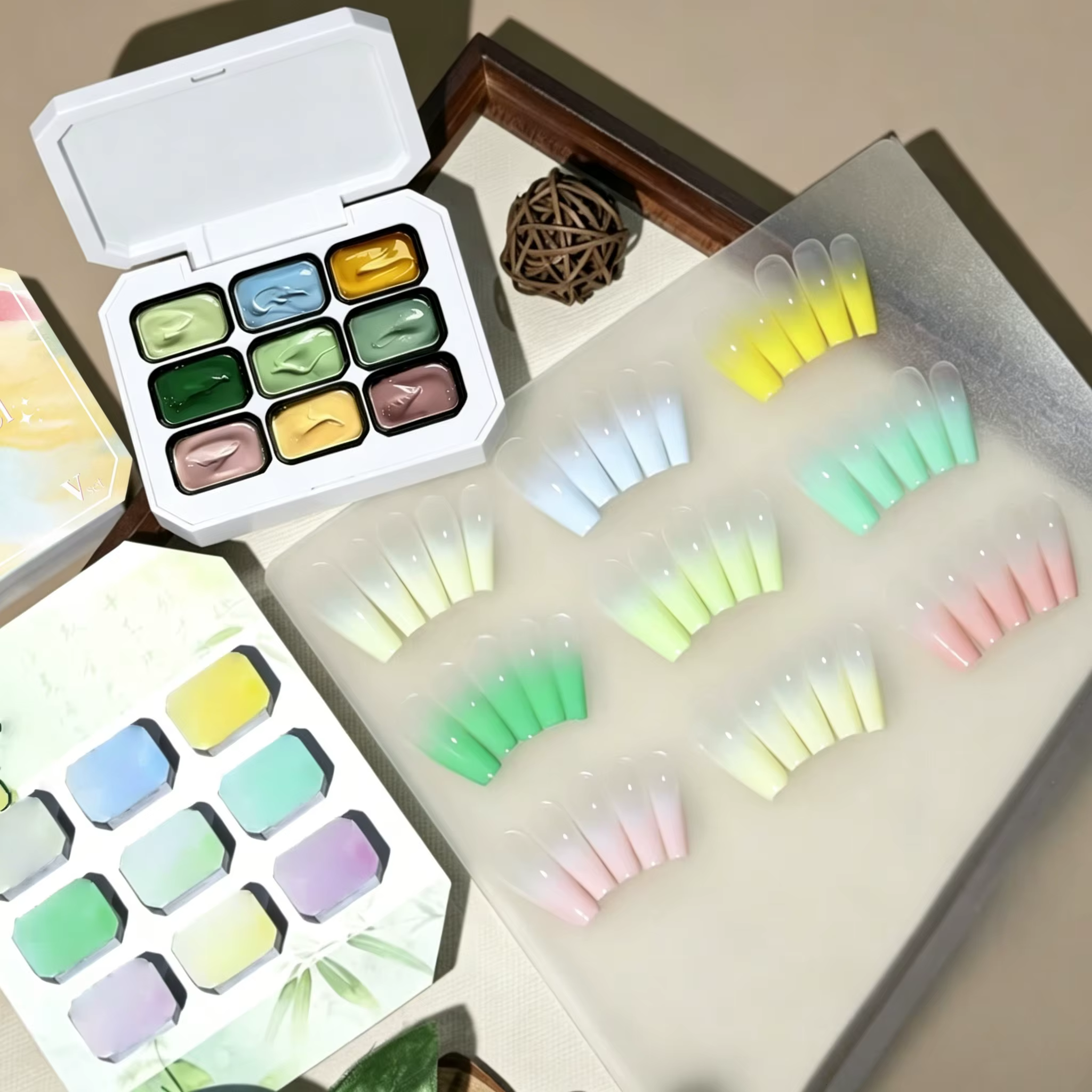 Vernis à ongles solide 9 couleurs