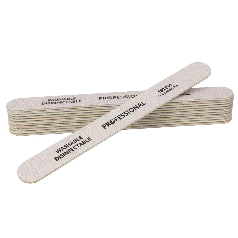 100 limes à ongles en bois professionnelles