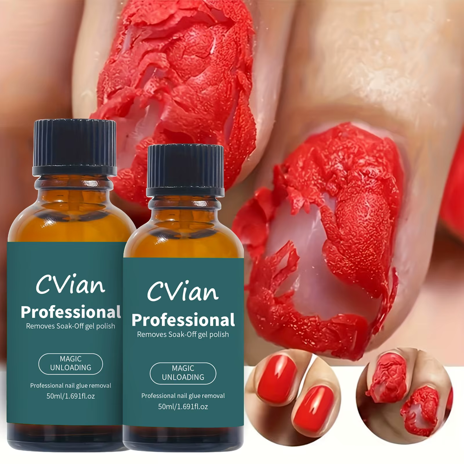 Dissolvant pour vernis à ongles en gel 50 ml