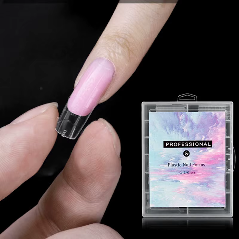 Misscheering 120 pièces/boîte faux ongles transparents acrylique français