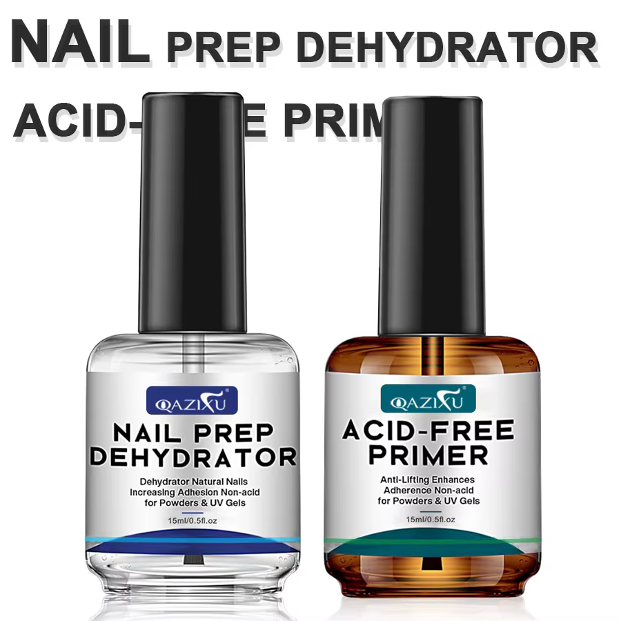 QAZIXU 1/2 pièces 15ml apprêt pour ongles préparation