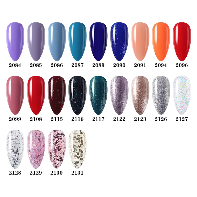 NAILCO 131 couleurs vernis à ongles Gel LED LED Gel Semi Permanant 15ML Gel Nail Art
