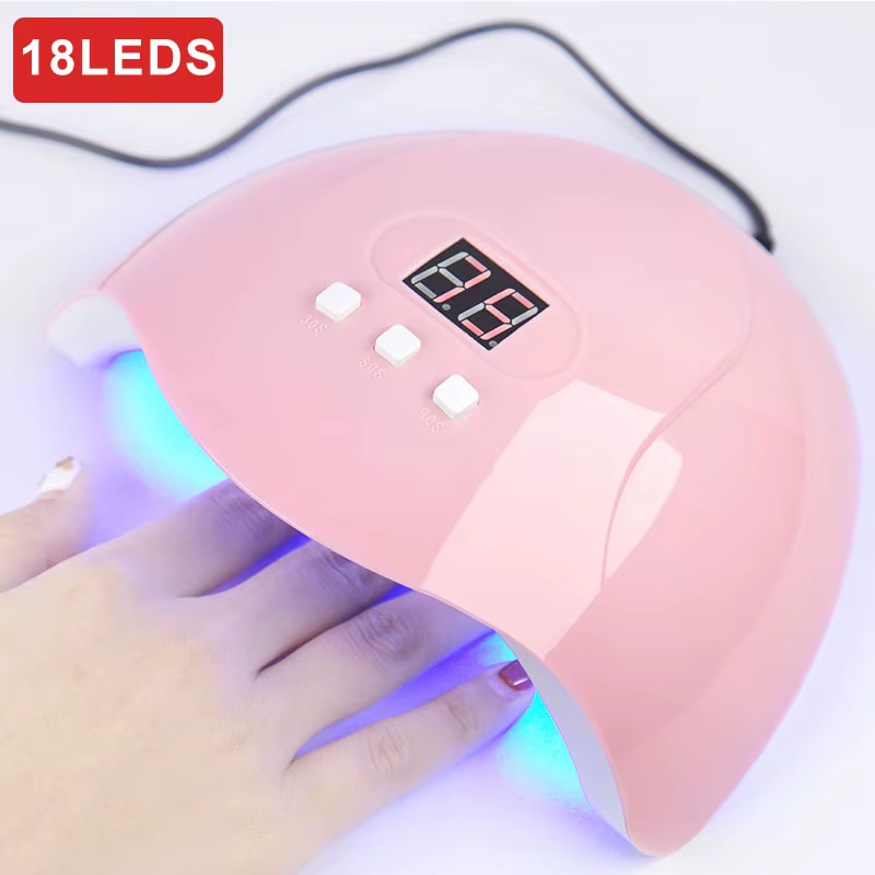 Lampe UV pour ongles, sèche-ongles à 18led