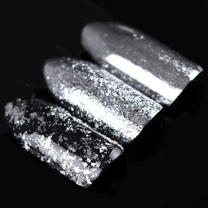 Paillettes en aluminium pour ongles