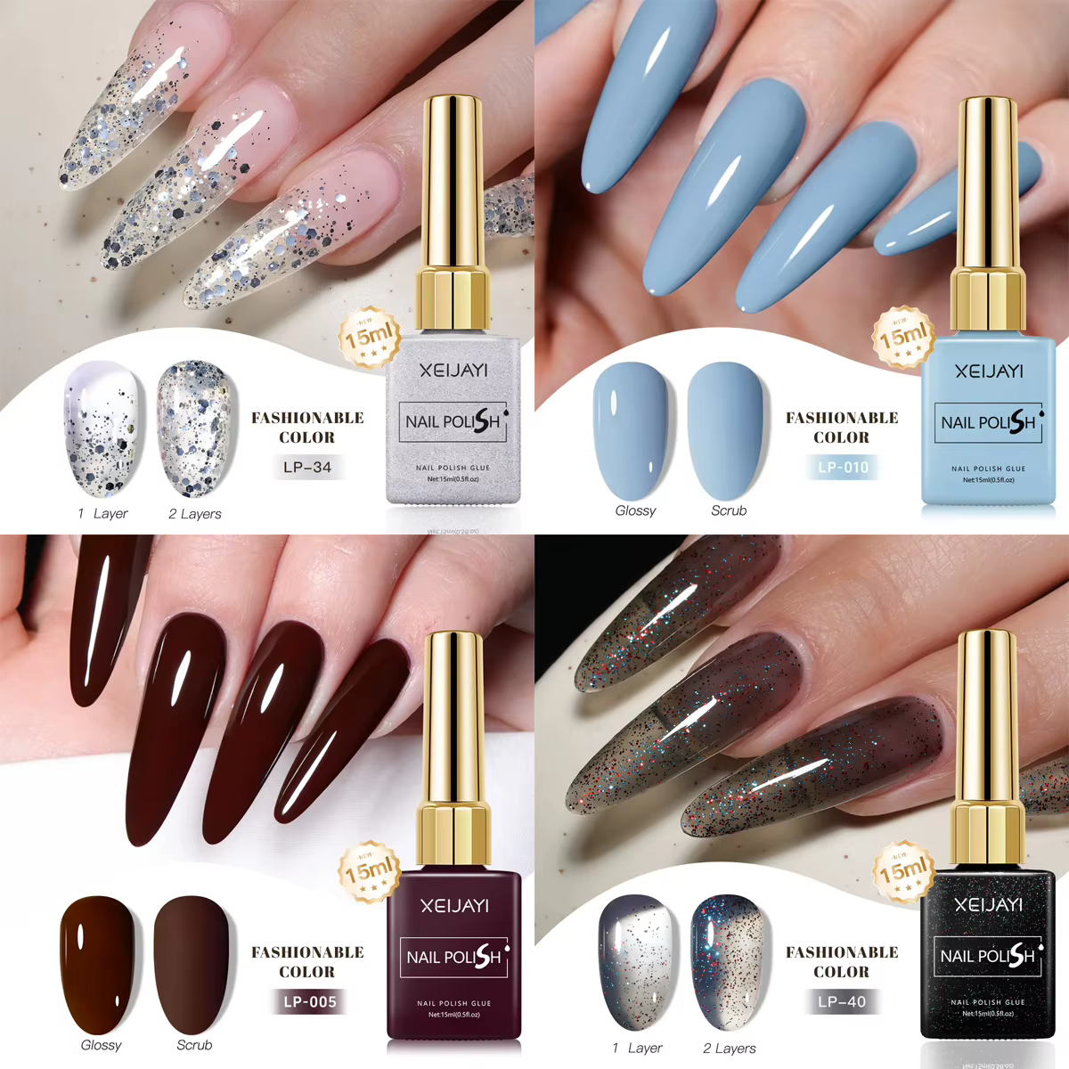Vernis à ongles en gel 60 couleurs