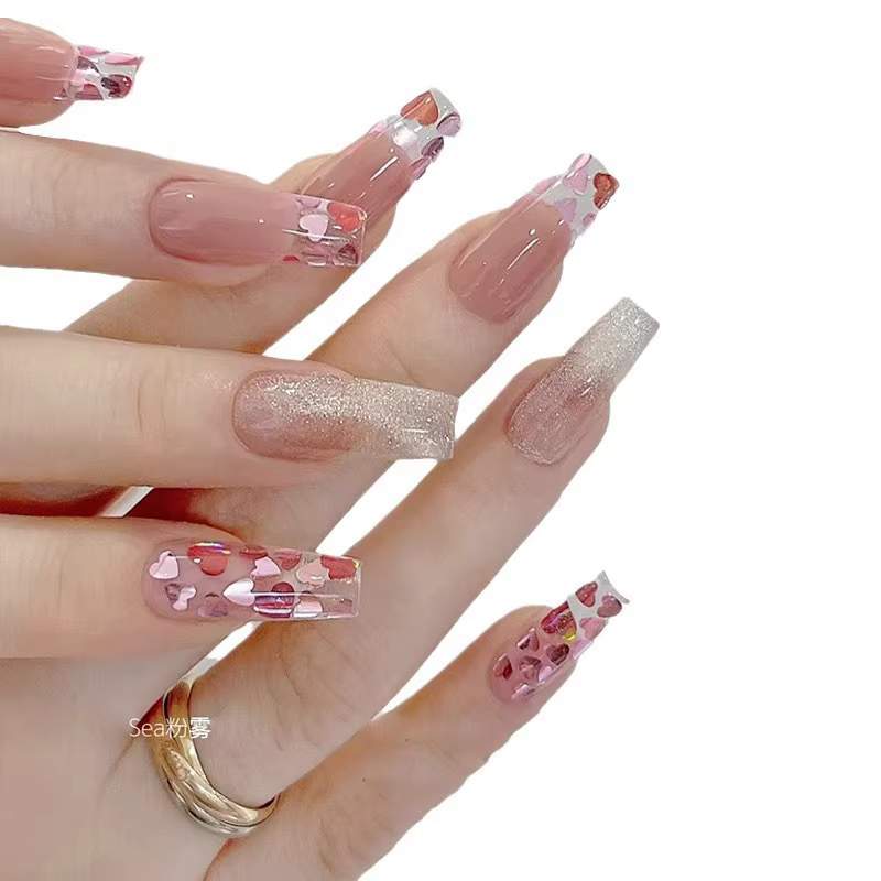 Patch adhésif scintillant pour nail art
