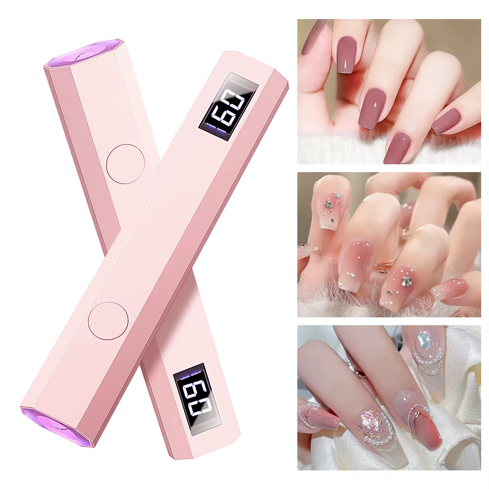 YIKOOLIN Séchoir à Ongles Rechargeable Pratique UV LED Lampe Portable à Main Séchage Rapide pour Tous les Gels Outil de