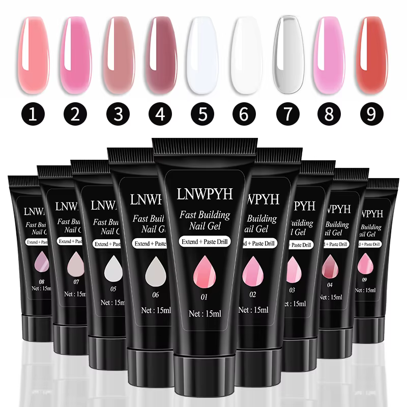 Ensemble de Gel pour ongles en Poly Extension