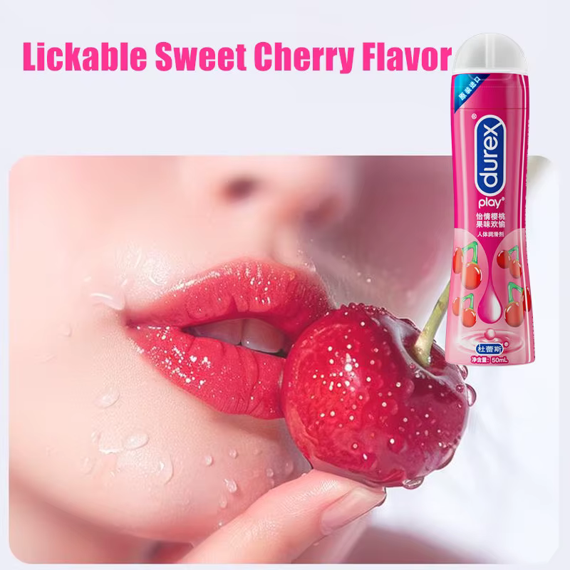 Durex play lubrifiant 5 Types à base de silicium 50ml lubrifiant à base d'eau léchable huile de Massage orgasme Anal Vaginal sexe lubrifiant jouets