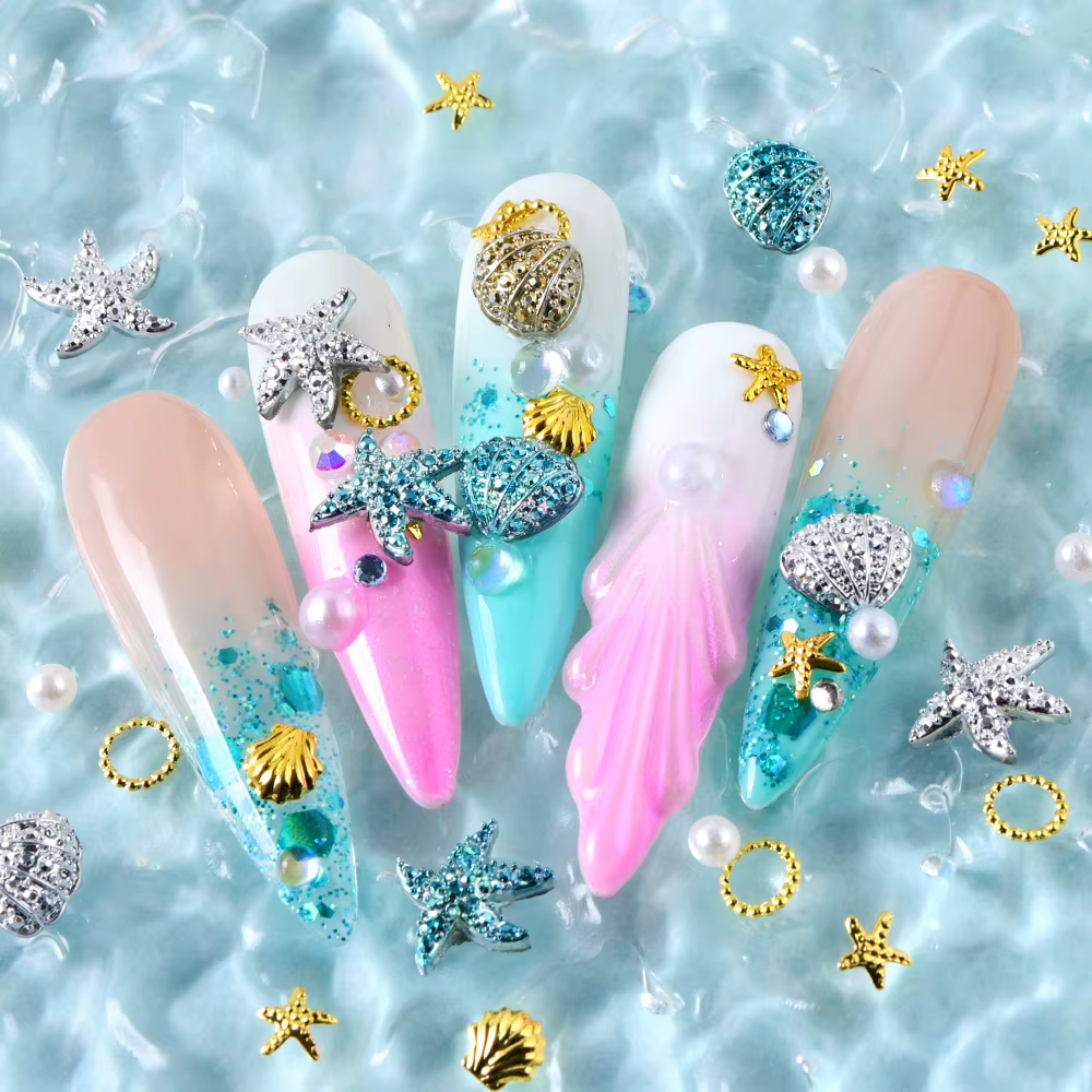 Accessoires pour ongles en forme d'étoile de mer