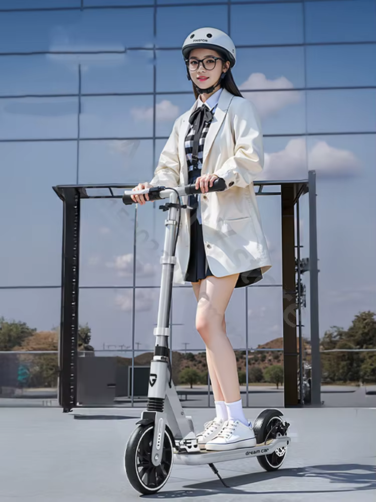 Trottinette à deux roues pour adultes de 5 à 15 ans, scooter à une jambe à hauteur réglable pour adolescents et enfants