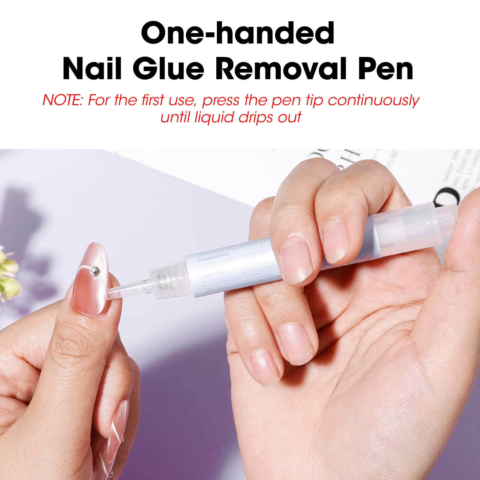 Stylo Dissolvant de Colle à Ongles GELLEN