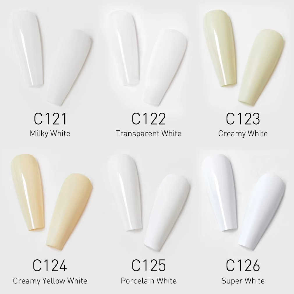 CANNI vernis à ongles Gel 16ml couleur blanche Collection gelée nu rose Pastel