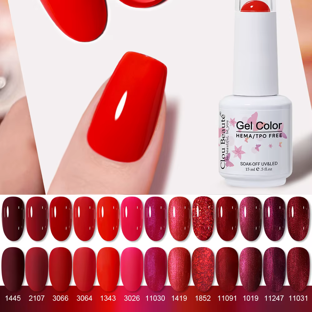 Clou Beaute 15ml HEMA TPO gratuit Gel Vernis à ongles