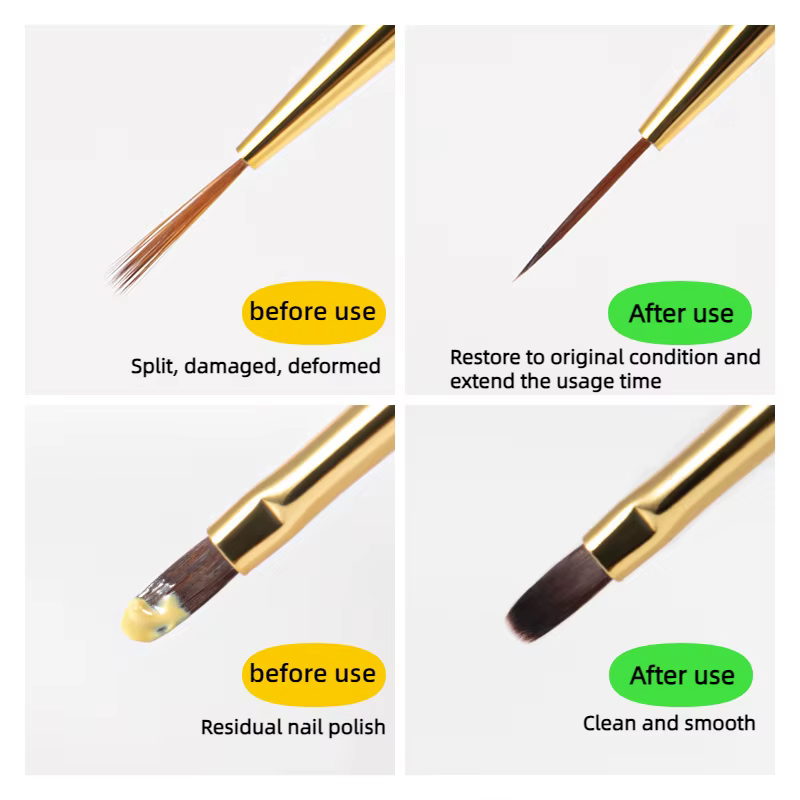 Nettoyeur de brosse à ongles 75ml + récipient + filtre