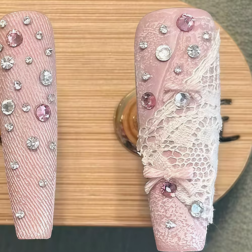 Moule 3D en dentelle pour Nail Art