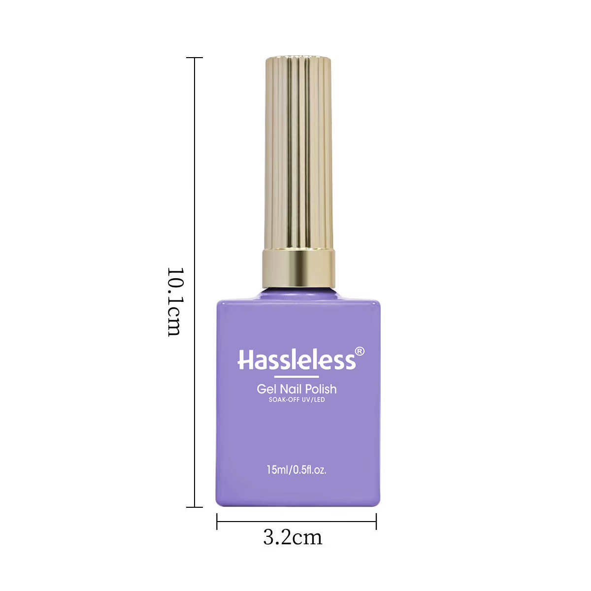 Ensemble de vernis à ongles en gel Hassleless de 9 pièces (15 ml chacun)