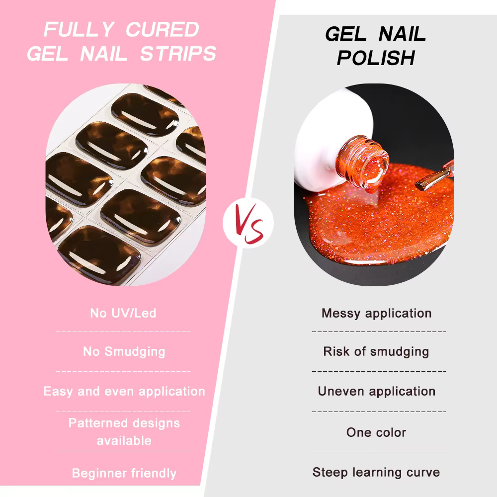 Bandes pour ongles en Gel sans UV