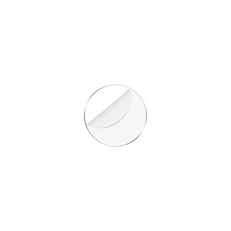 Présentoir circulaire irrégulier en acrylique transparent pour nail art
