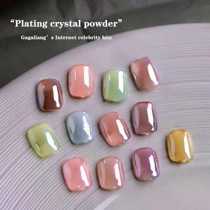 Poudre à ongles Aurora Pearl White