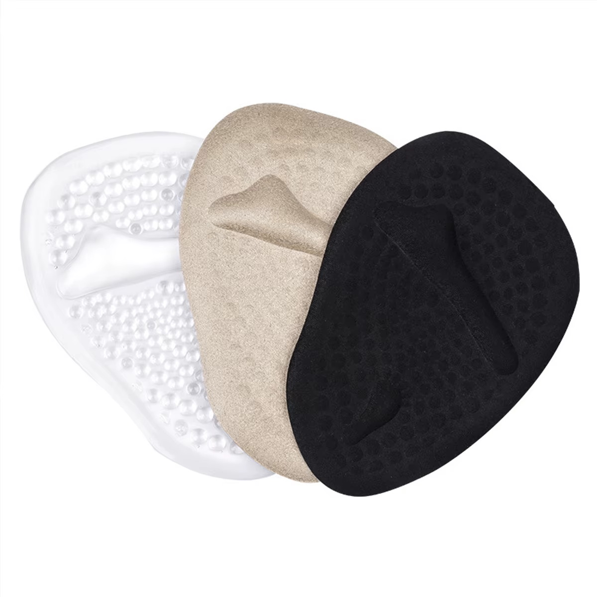 Coussinets métatarsiens en gel pour femme – Coussins auto-adhésifs pour l'avant-pied pour talons hauts et sandales |   Semelles intérieures antidérapantes pour soulager la douleur