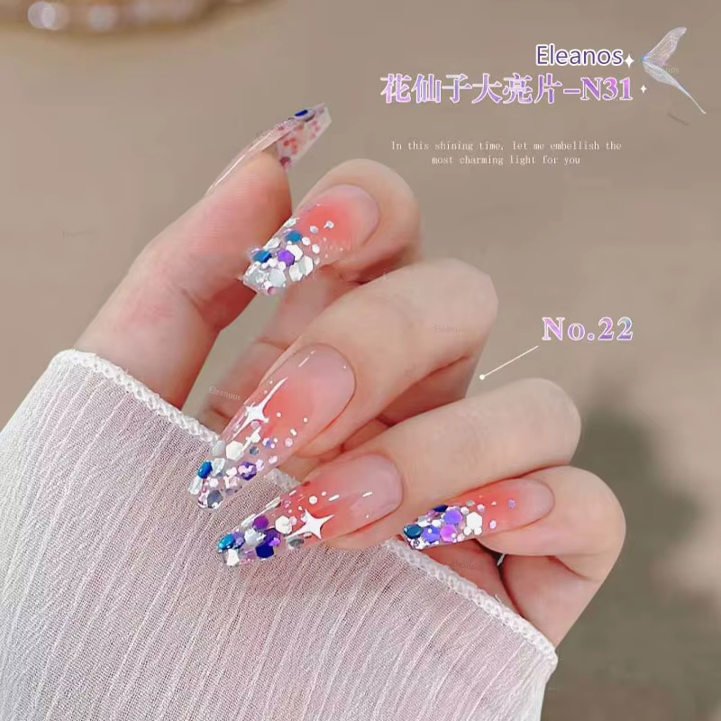 Brillant 24 pièces paillettes