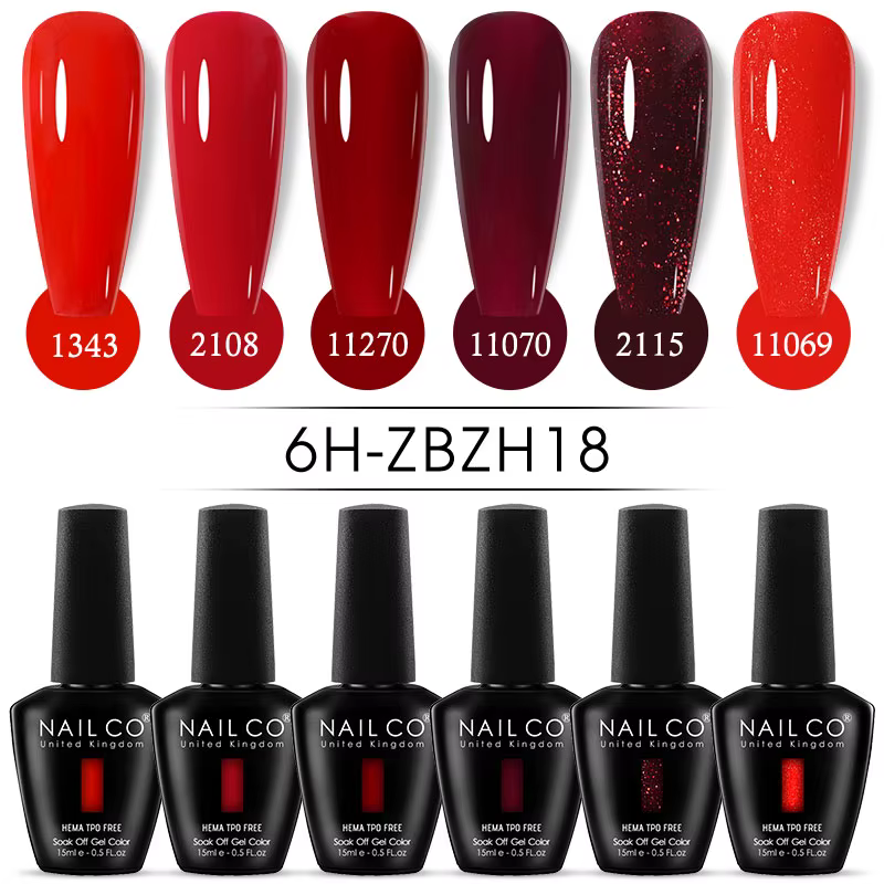 NAILCO – ensemble de vernis à ongles en gel