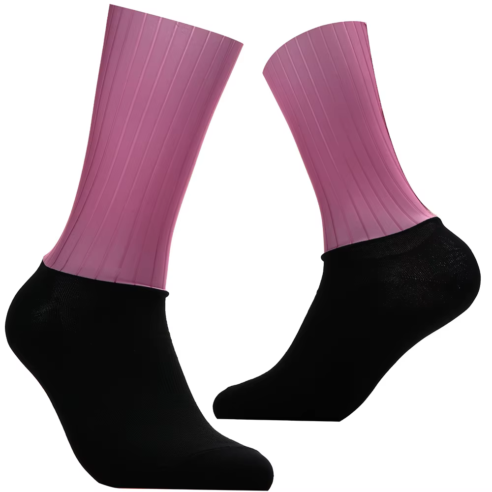 Chaussettes aérodynamiques de l'équipe de vélo, antidérapantes, sans couture, pour vélo de route, course en plein air, Sport à Compression, nouvelle collection