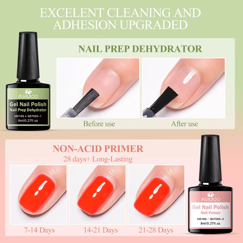 MSRUIOO 8ml apprêt à ongles préparation