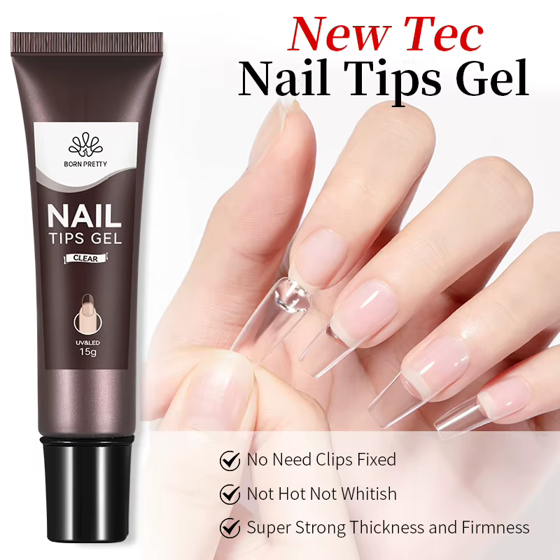 BORN PRETTY 15g ongles conseils Gel nu clair Transparent
