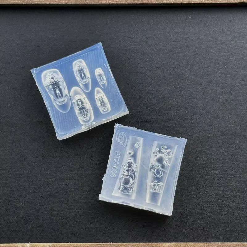 ♥ Moule en silicone 3D tête de Bouddha
