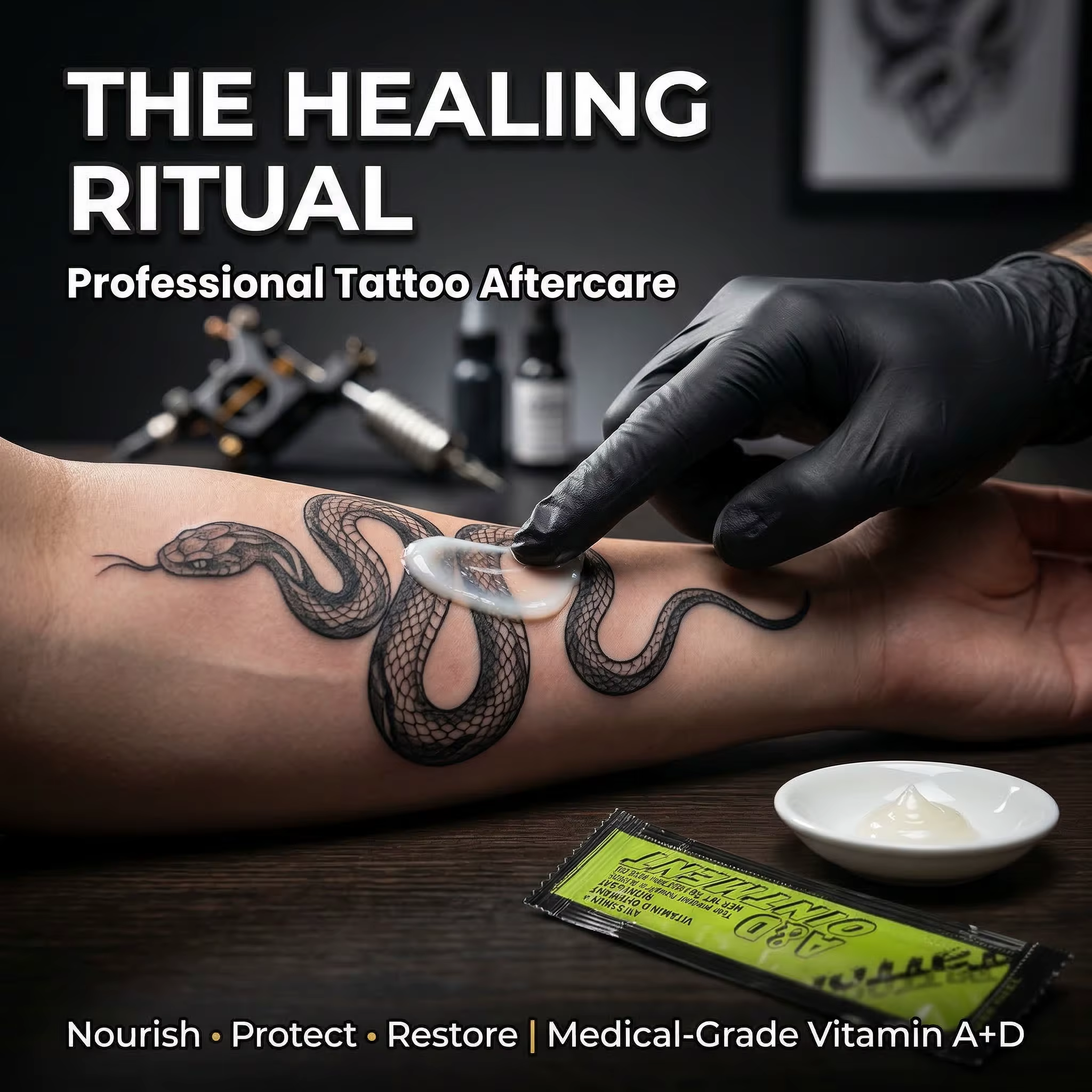 100/50/30/10 pièces crème de soin après tatouage, Gel de réparation Anti-cicatrice de tatouage pour professionnel Permanent pour artistes tatoueurs et studios