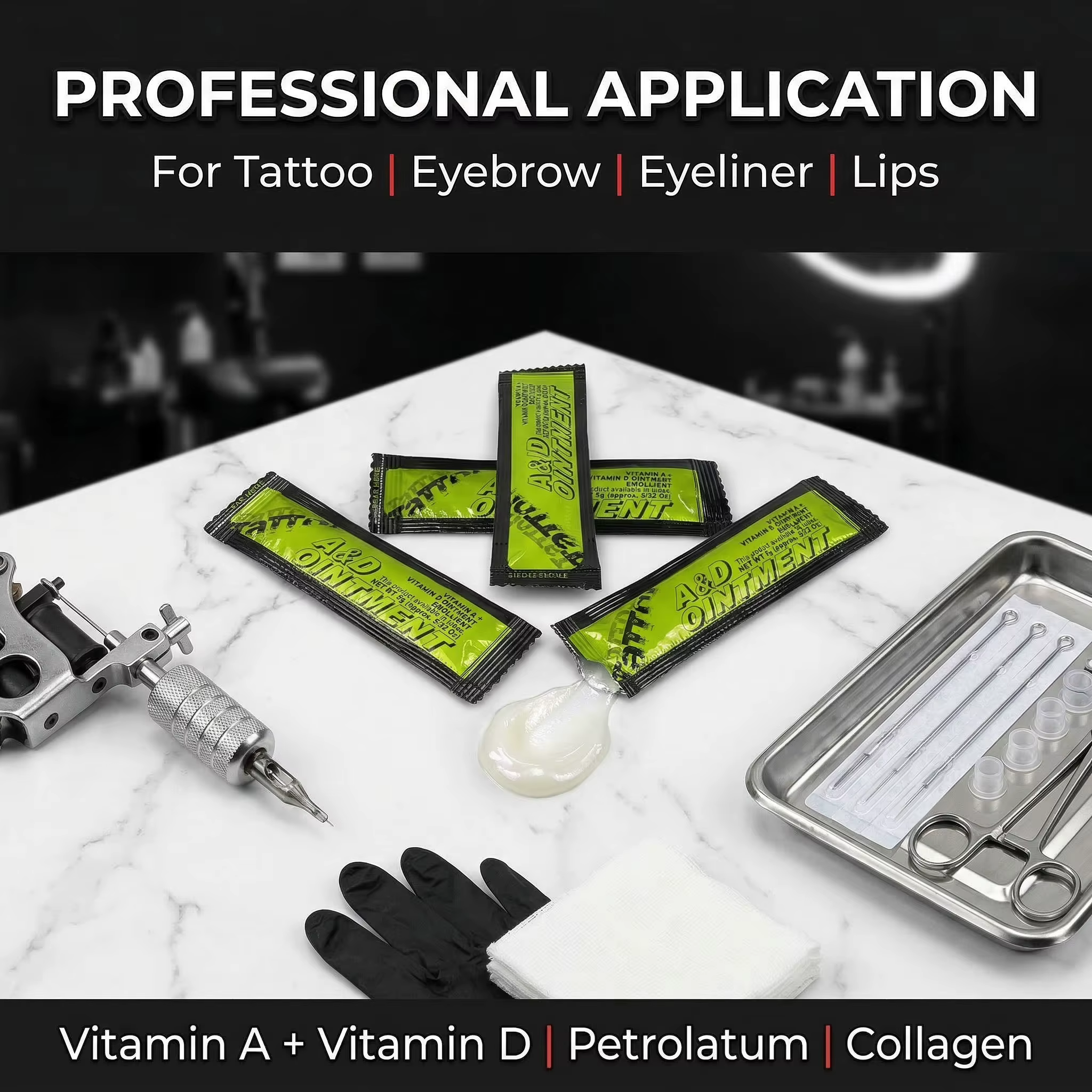 100/50/30/10 pièces crème de soin après tatouage, Gel de réparation Anti-cicatrice de tatouage pour professionnel Permanent pour artistes tatoueurs et studios