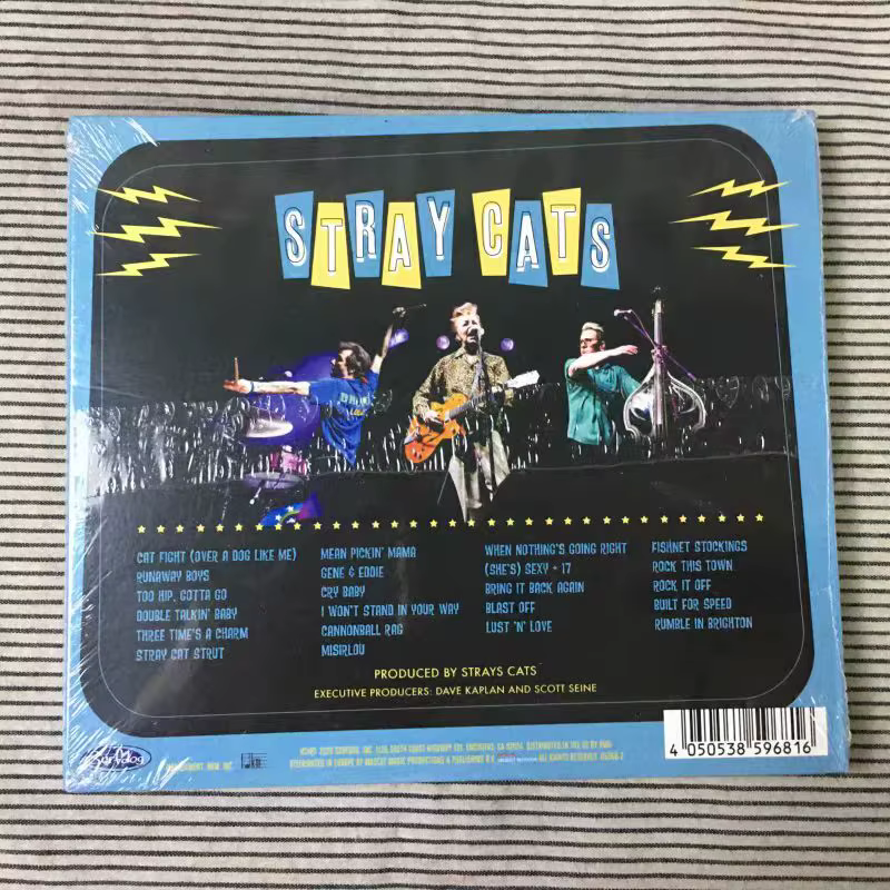 CD Stray Cats – Rocked This Town : de LA à Londres (2020) CD, album Rockabilly/Rock Live, tournée du 40e anniversaire, ensemble de 23 pistes