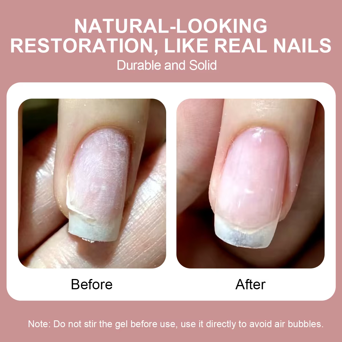 Réparation d'ongles en fibre de verre