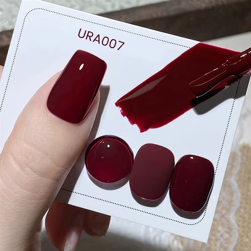 UR SUGAR 15ml Vernis à ongles gel rouge vin longue tenue