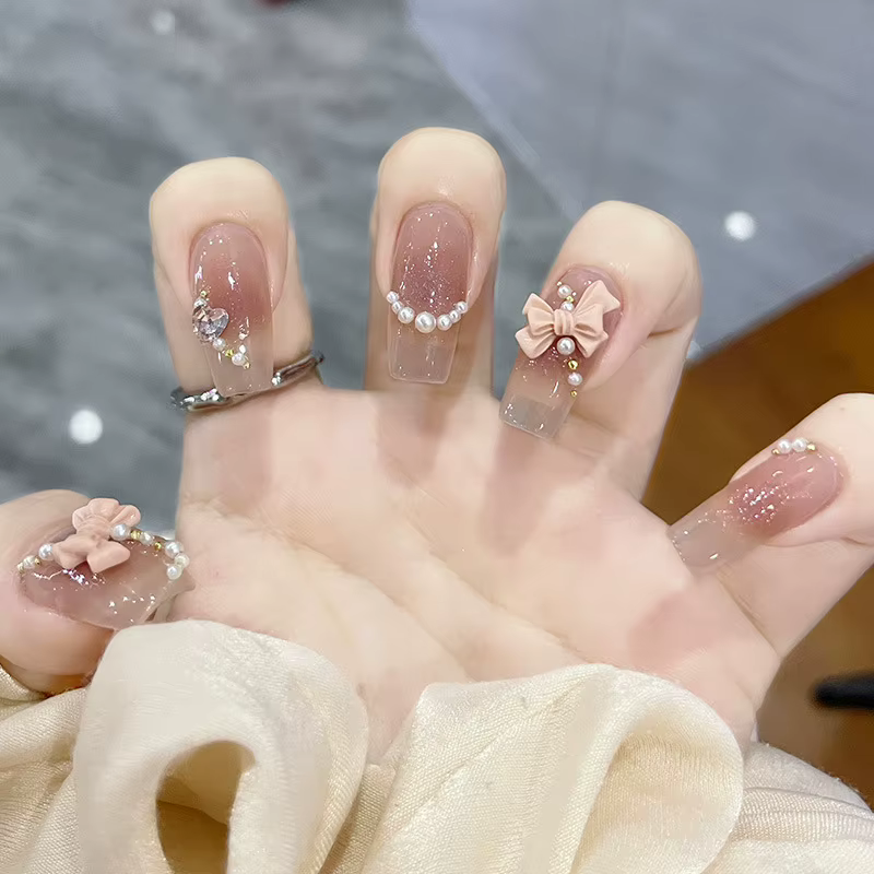 Faux ongles longs à pression pour Ballet