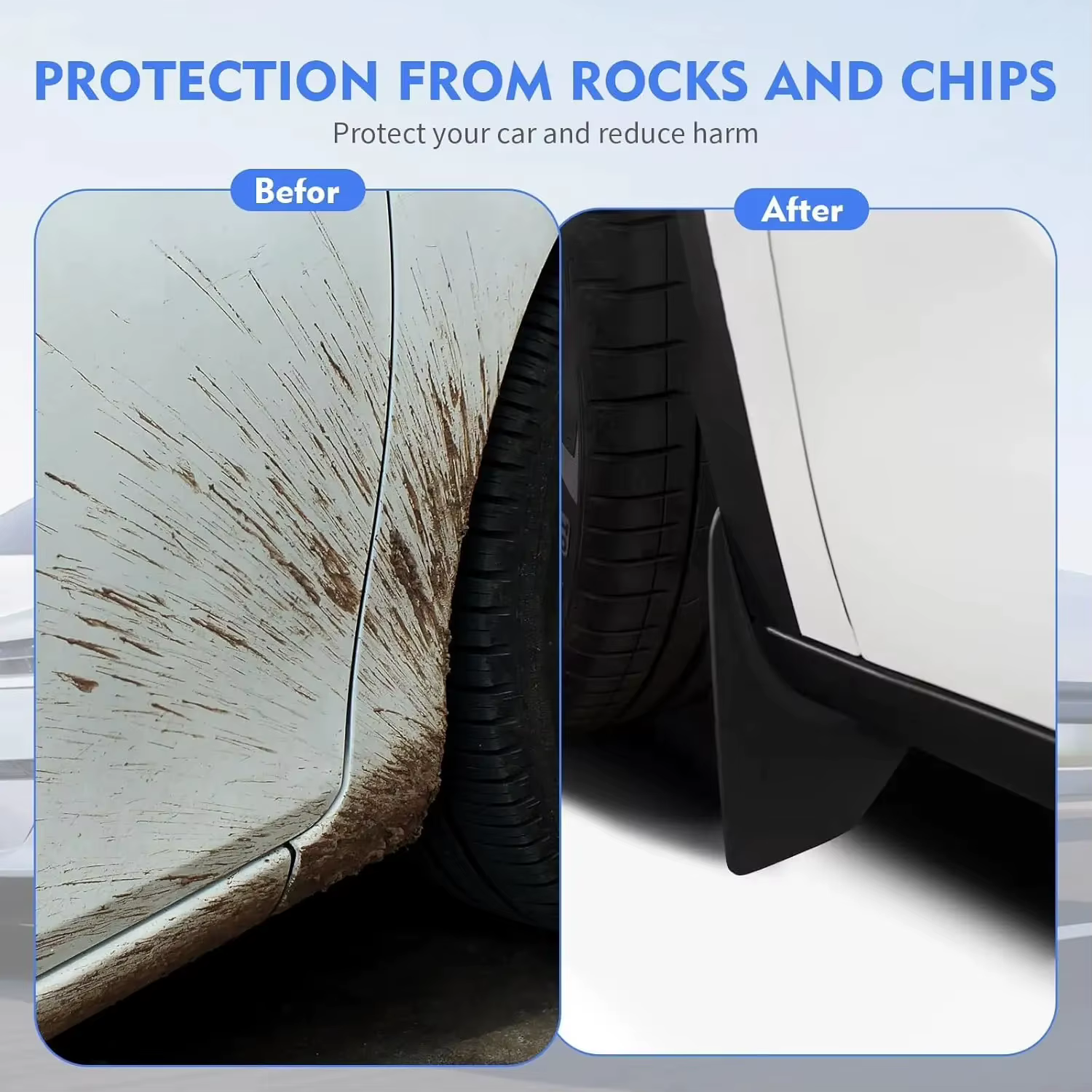 Accessoires pour Tesla Model Y et Model 3 2025-2026 : Bavettes anti-éclaboussures toutes saisons, protection de la peinture sans perçage, kits de carrosserie