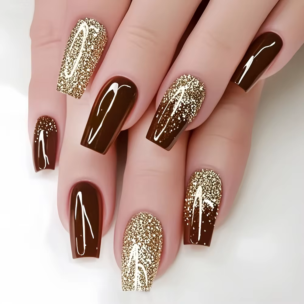 Faux ongles courts mi-longs pour femmes