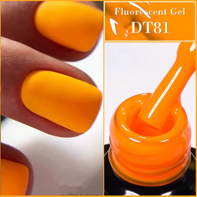 MEET ACROSS 7ml Orange rouge vert Gel vernis à ongles Laser brillant tremper Semi Permanent Nail Art UV Gel