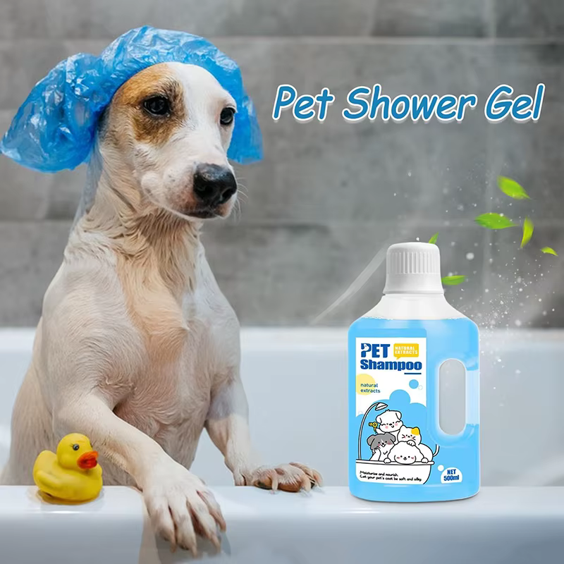 Shampoing de bain pour animaux de compagnie, 500ml, pour chats et chiens, soins et nettoyage, désodorisant doux et lisse, Anti-démangeaison, parfum longue durée
