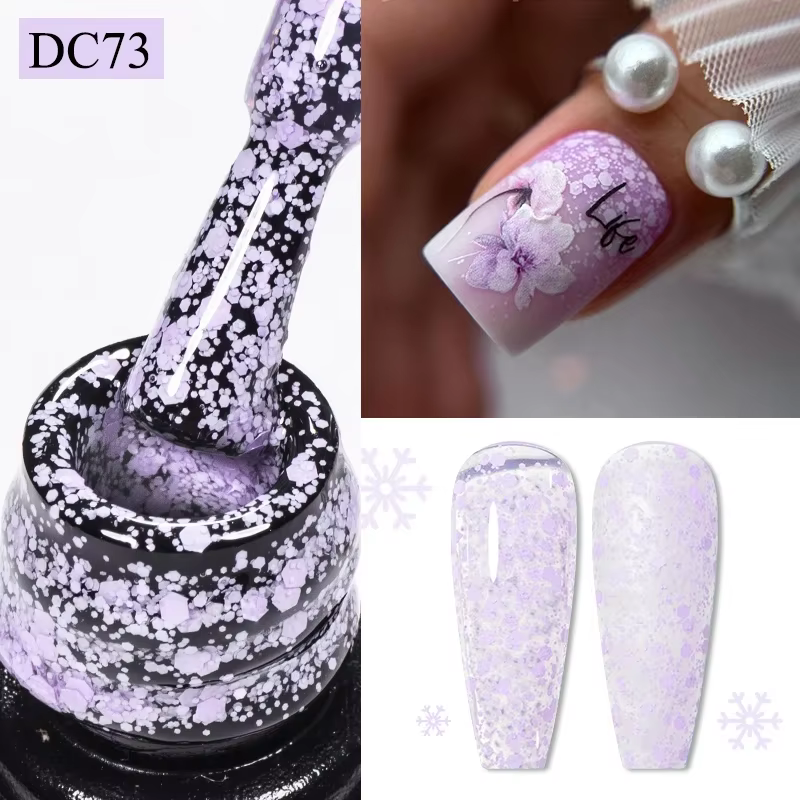 Vernis à ongles gel flocon de neige 7ml