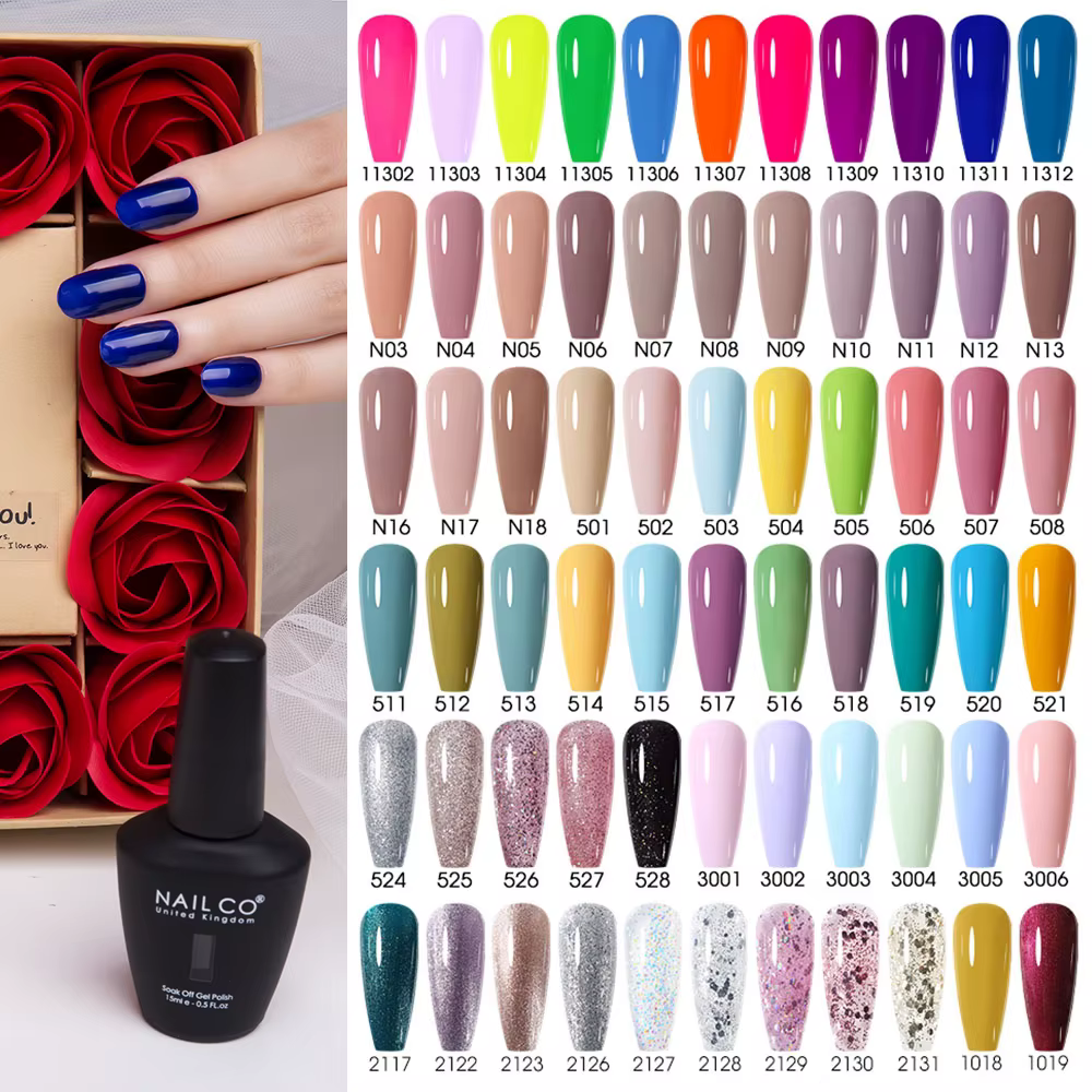 NAILCO 15ml automne Gel Vernis à ongles couleur nue série