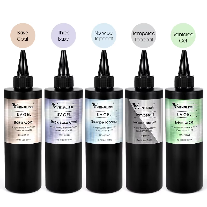 Venalisa 30 ml/225g Nowipe couche de finition tremper LED UV vernis à ongles diamant trempé