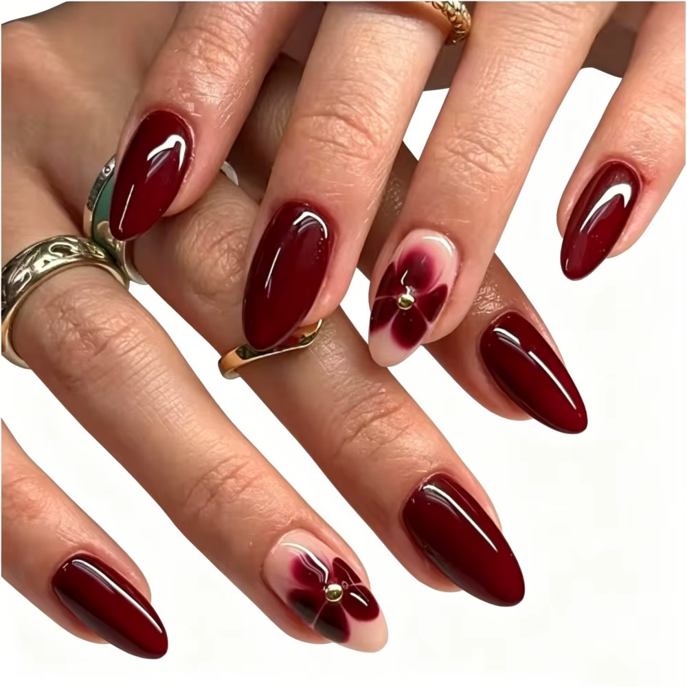 Ensemble de 24 faux ongles pour femmes