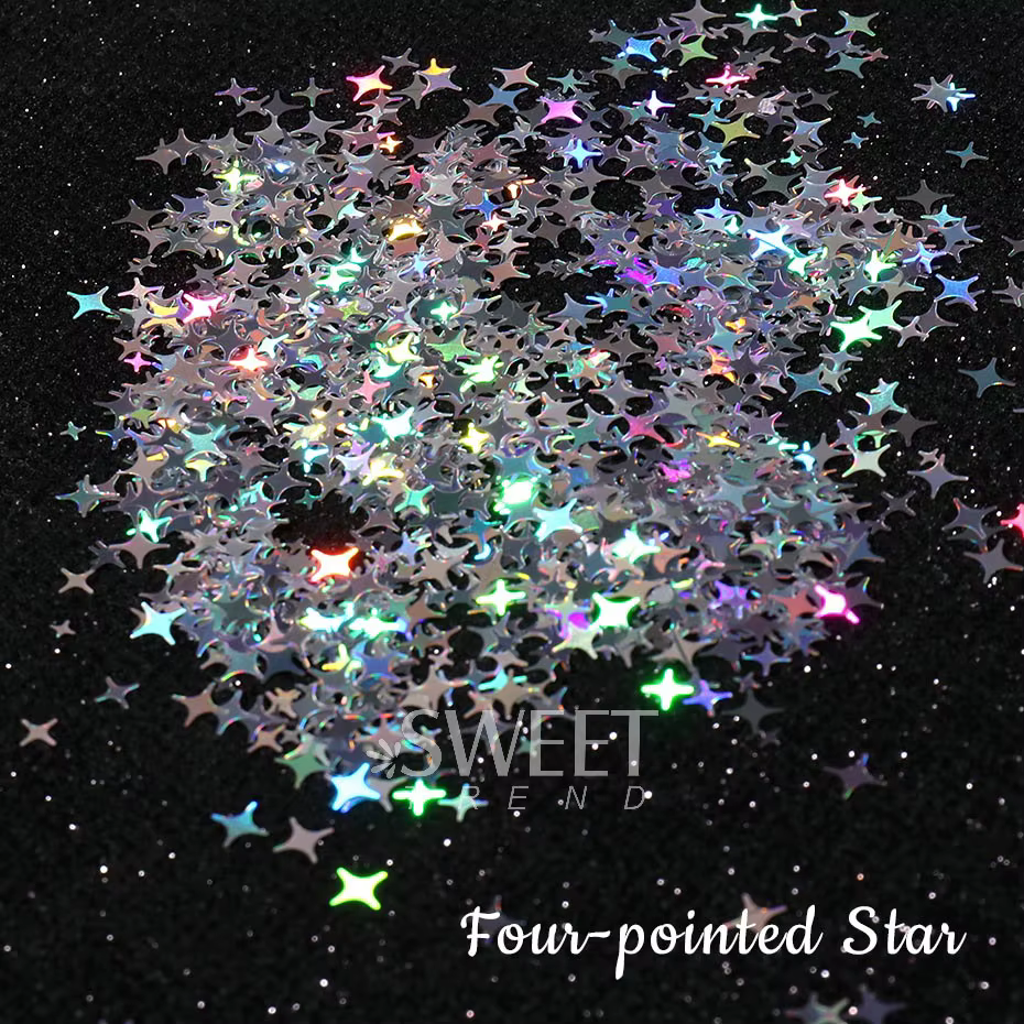 Paillettes holographiques pour ongles