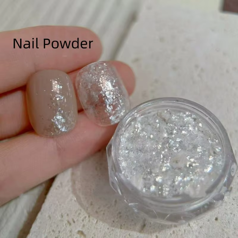 Poudre de neige pour nail art