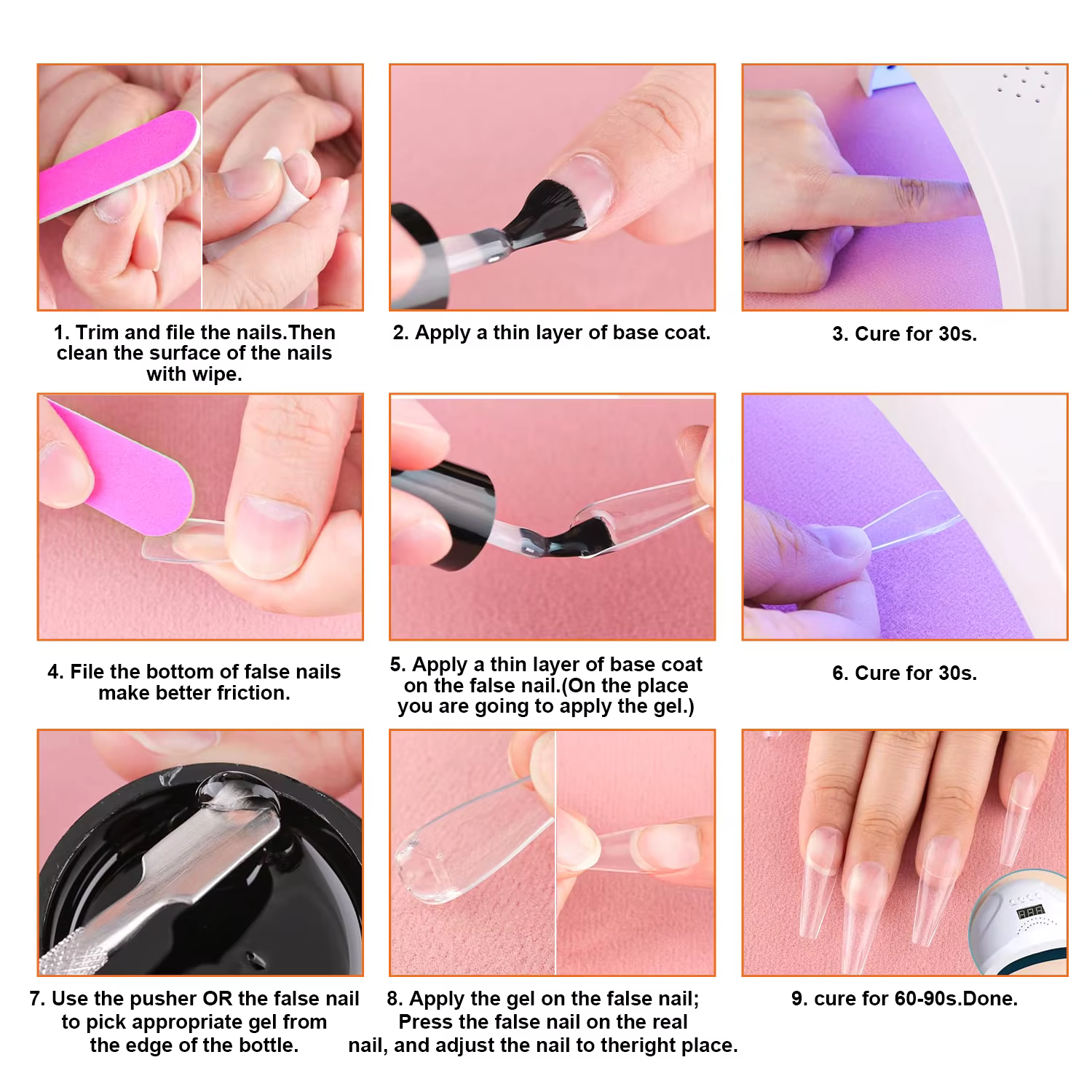 3 bouteilles de colle à ongles solide