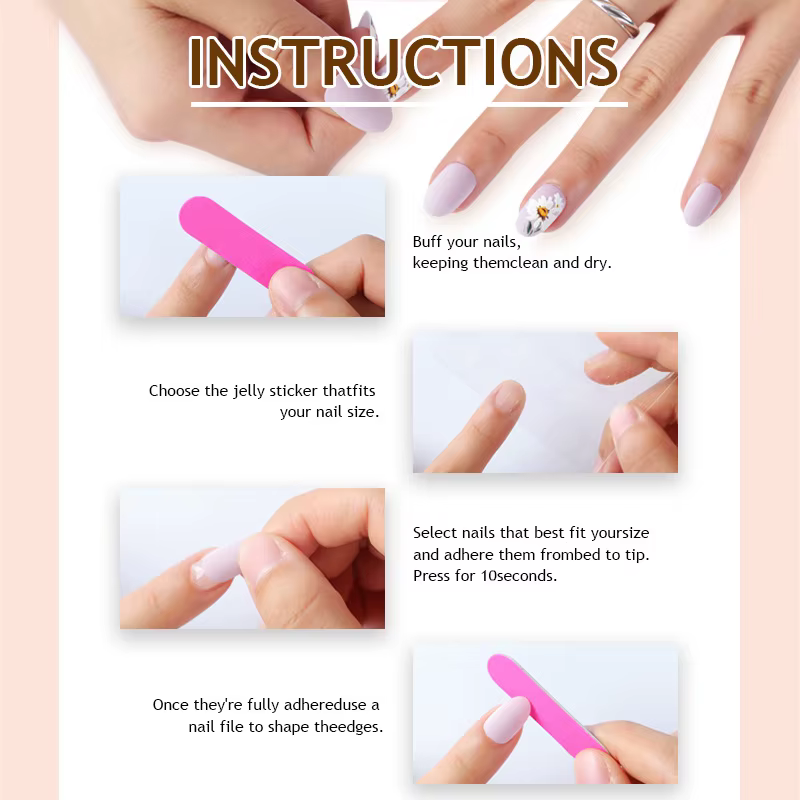 30 Pièces de Faux Ongles Amande Luxueux avec un Toucher Haut de Gamme